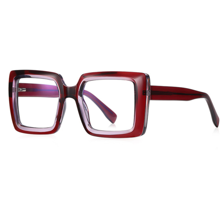 Geometrica - Ravenna Burgundy Protecție PC