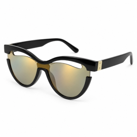 Cat Eye - Veyron Black/Gold Mirror