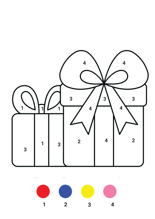 Colorează după numere - Imagini simple de colorat [3]