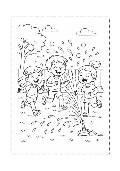 Mă joc afară! - Carte de colorat [4]