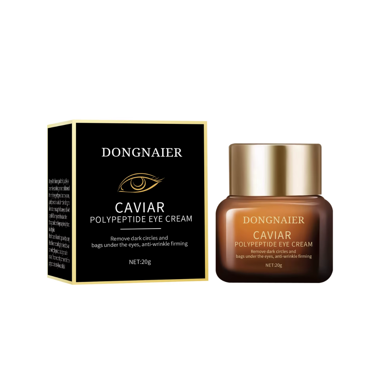 Cremă Contur Ochi cu Caviar și Polipeptide 20g | Anticearcăn & Antirid [5]