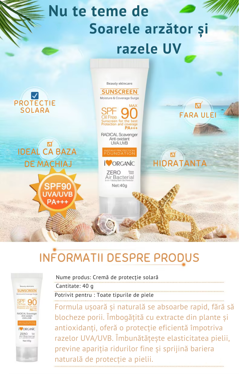 Cremă protecție UV SPF 90 – Antioxidantă, pentru toate tipurile de ten [2]
