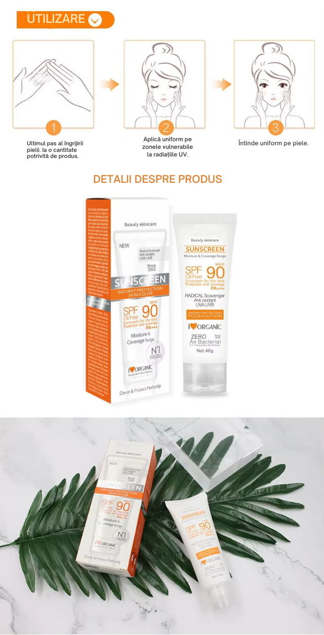 Cremă protecție UV SPF 90 – Antioxidantă, pentru toate tipurile de ten [6]