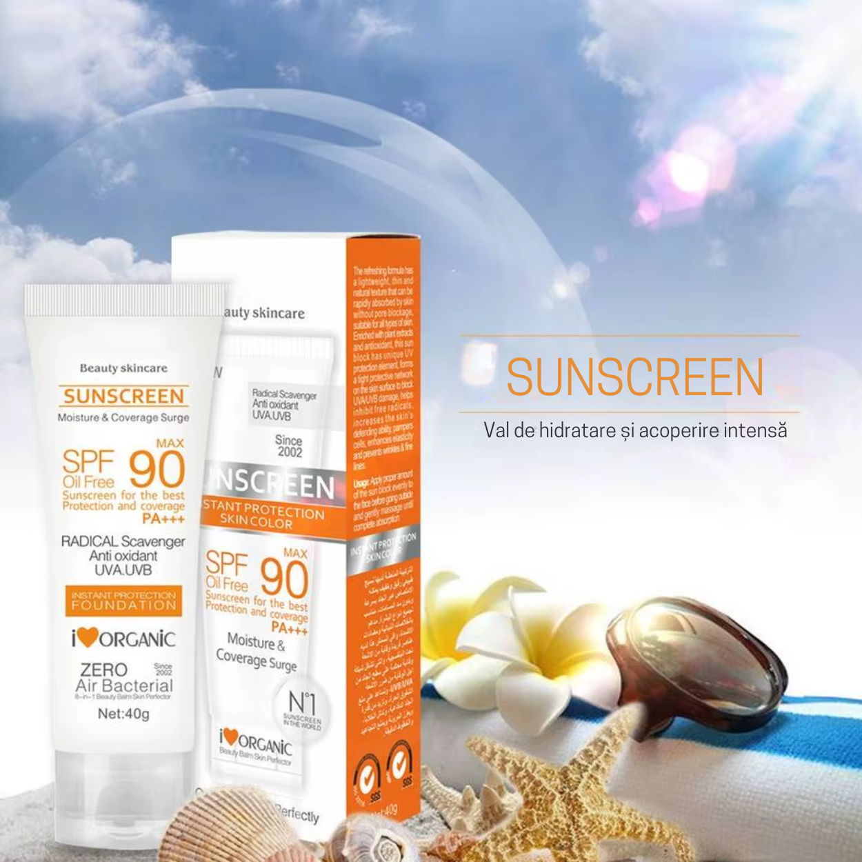Cremă protecție UV SPF 90 – Antioxidantă, pentru toate tipurile de ten [8]