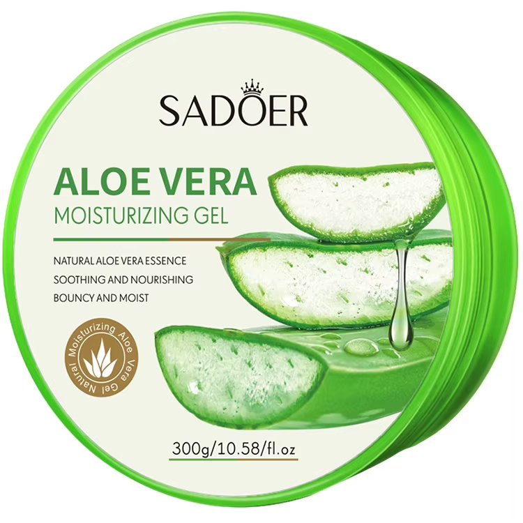 Gel Aloe Vera Hidratant 300g, SADOER, Calmare, Hidratare Intensă, Regenerare Piele, Anti-Iritații, Pentru Față, Corp și După Expunere la Soare [5]