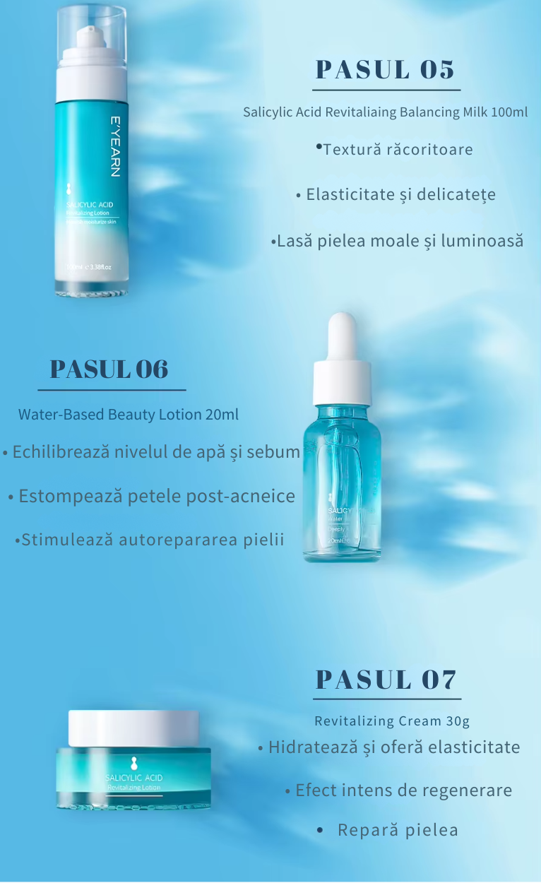Set îngrijire ten E’YEARN (7 piese) – Hidratare, anti-acnee, puncte negre, anti-aging [3]