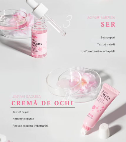 Set Îngrijire Ten Japan Sakura – 6 Piese – Hidratare, Elasticitate și Luminozitate cu Ingrediente Premium [5]