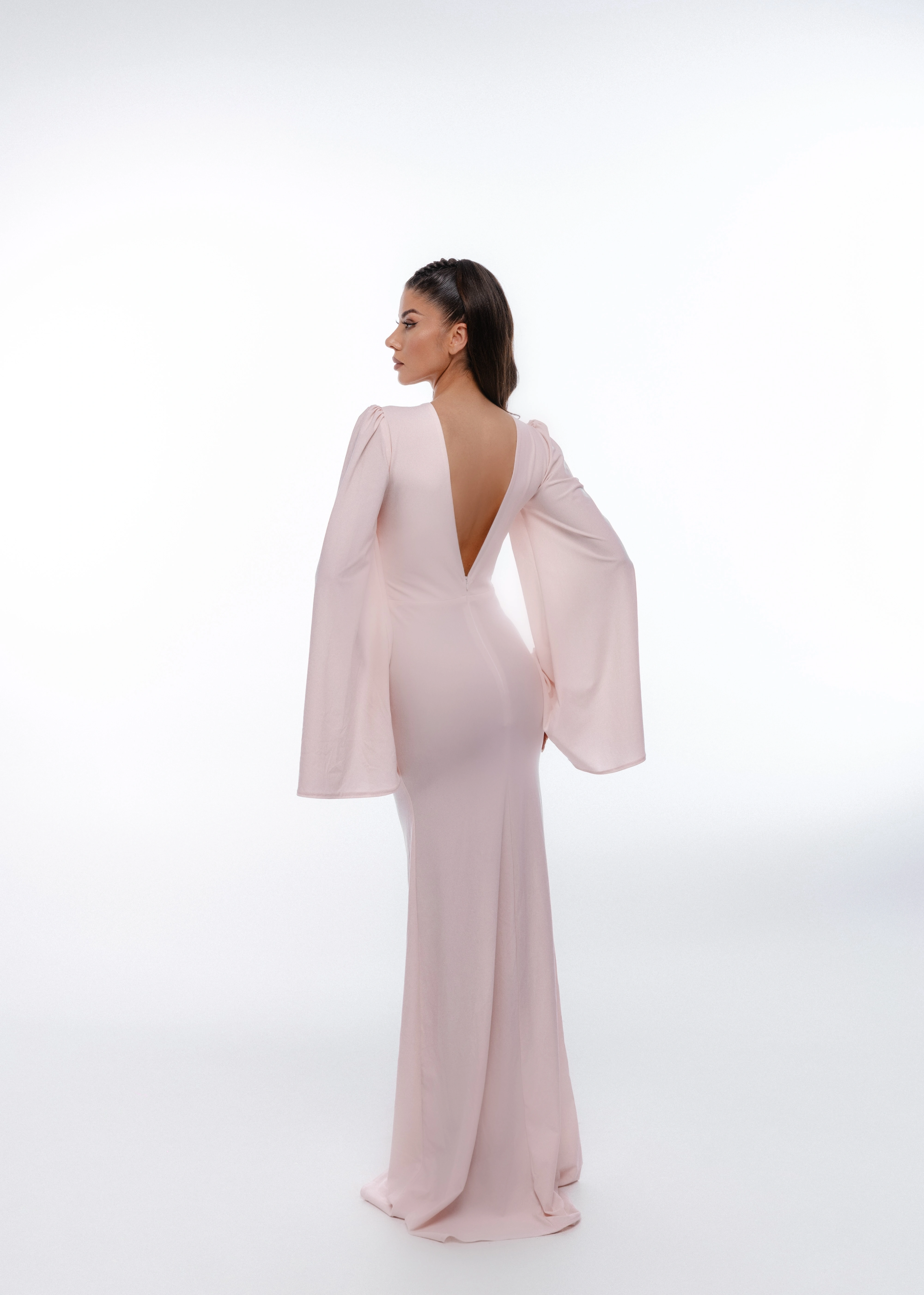 Rochie Blush Grace - Rochie din lycra premium [5]