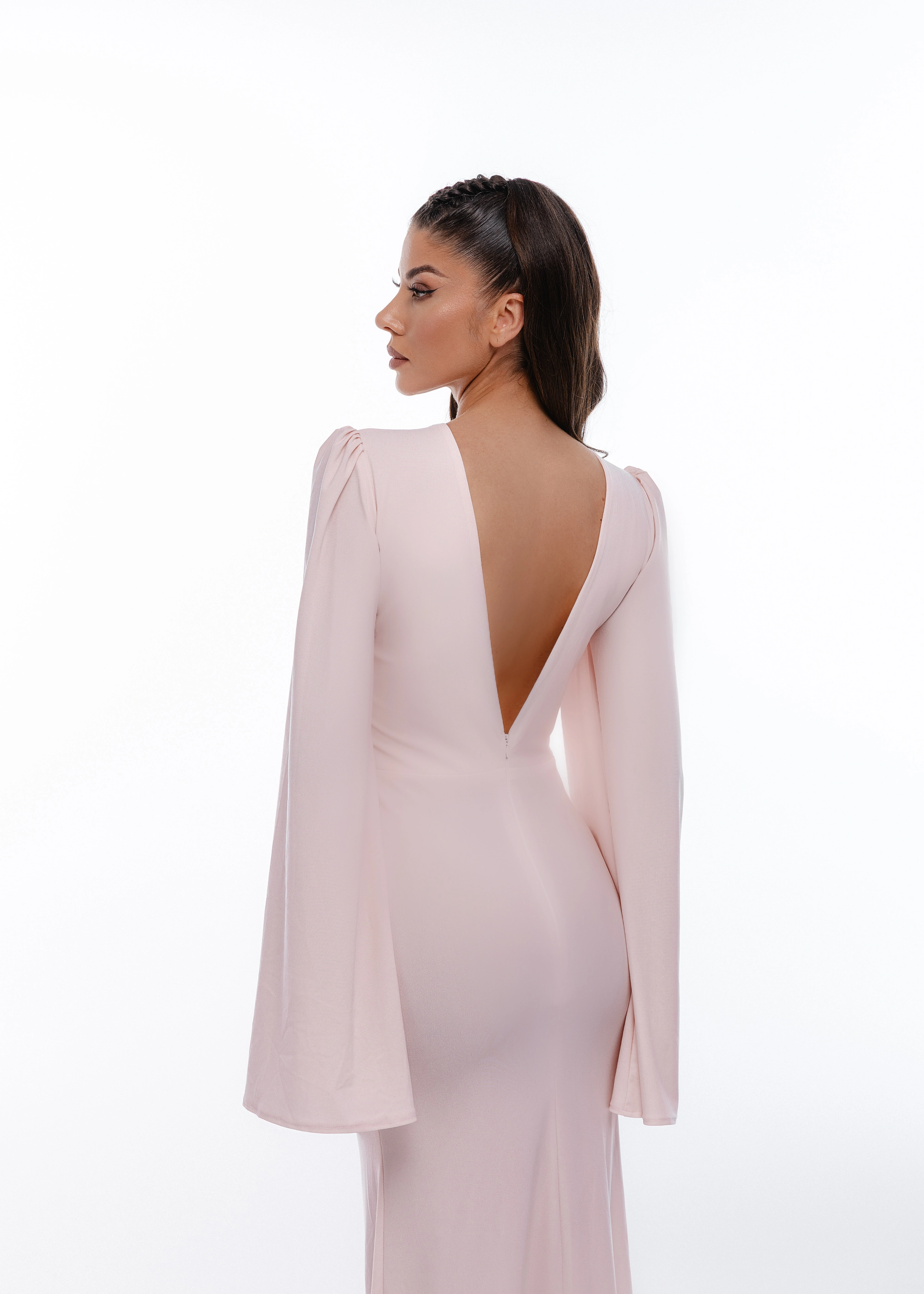 Rochie Blush Grace - Rochie din lycra premium [3]