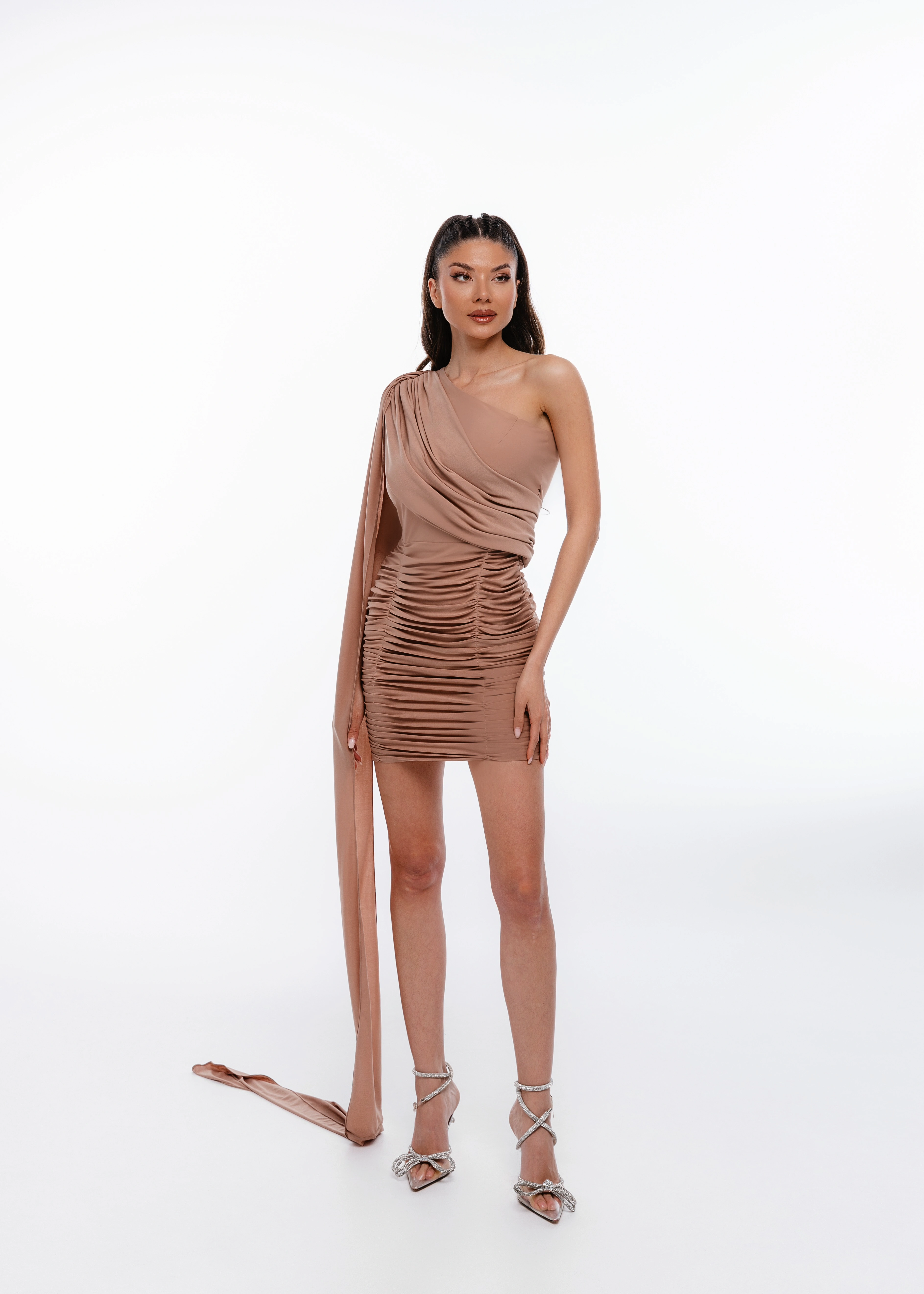 Rochie Mocha Muse - Rochie din lycra premium [4]