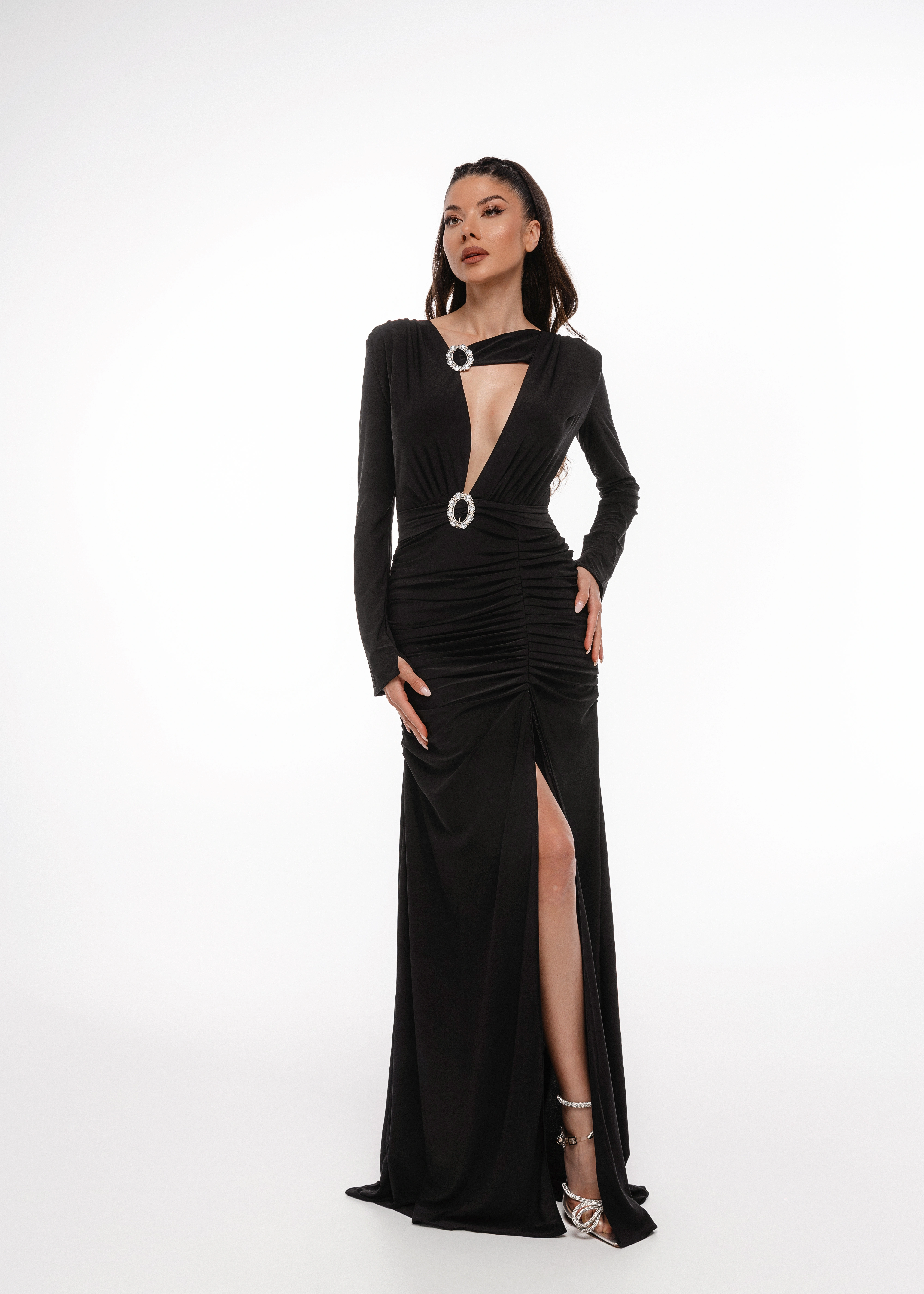 Rochii - Eclipse Gown nr 15 - Rochie maxi din lycra premium