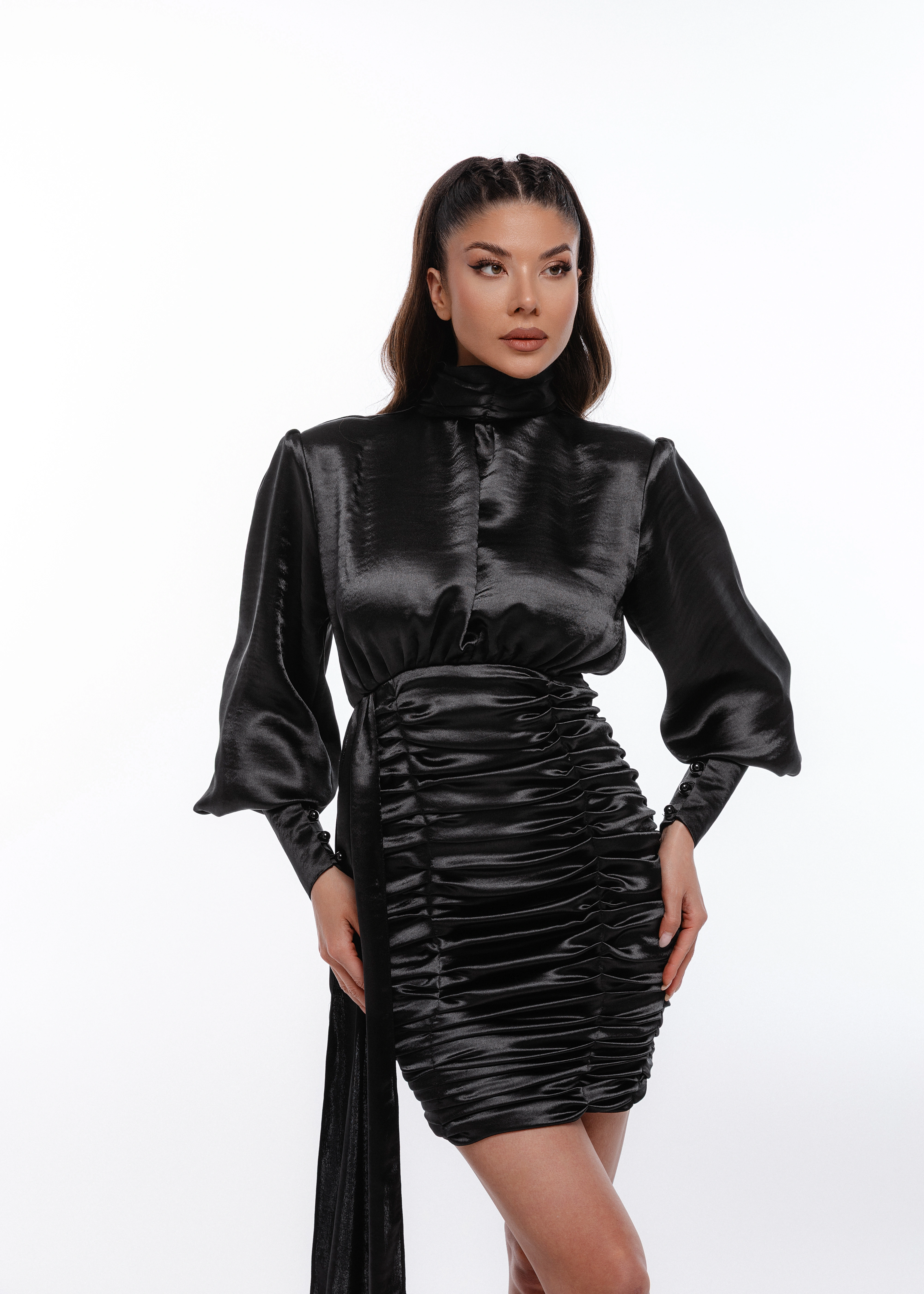 Rochii - Midnight Muse Dress - Rochie din mătase naturală 100%