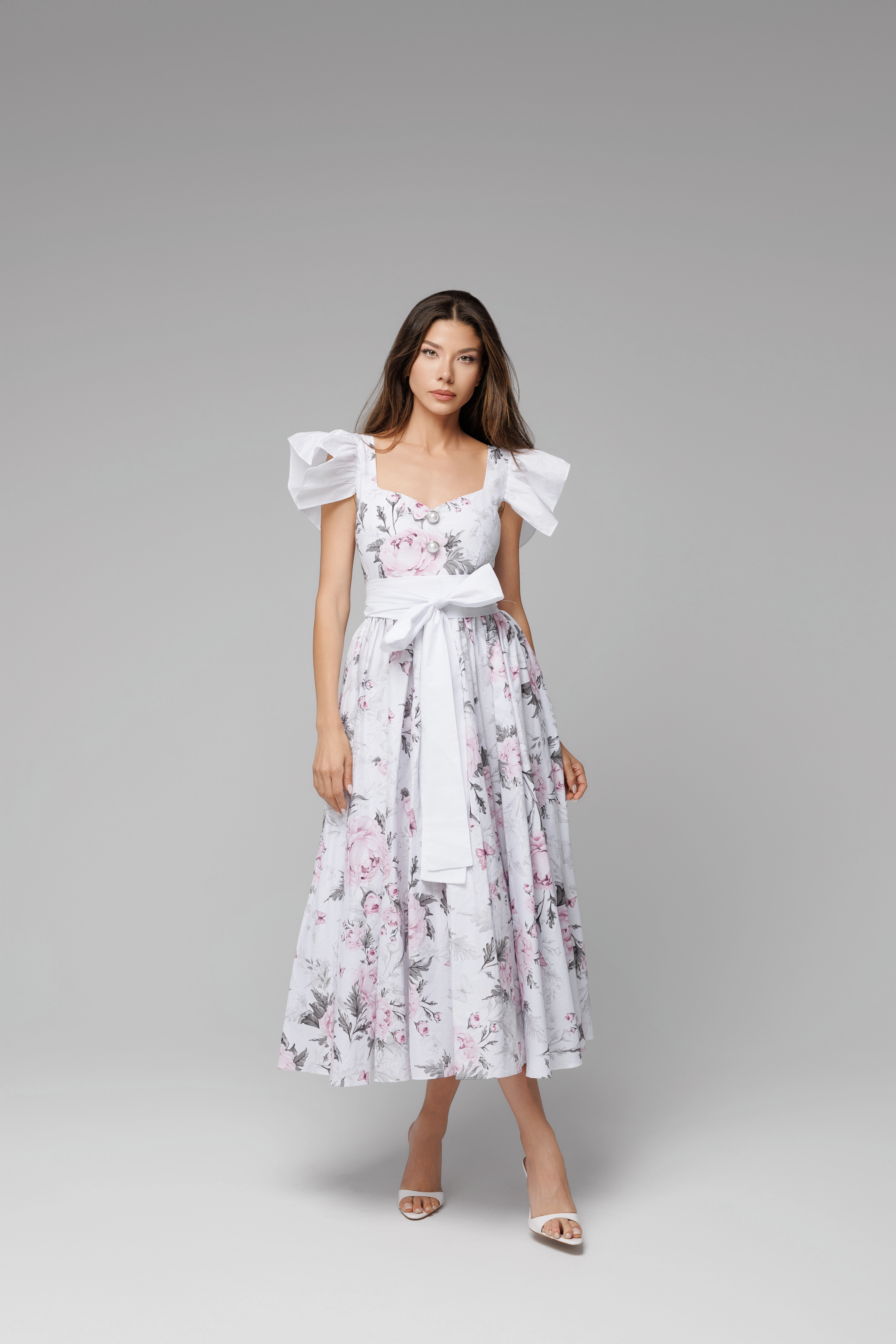 Rochii - Rochie Rosé Belle - Rochie de vară elegantă