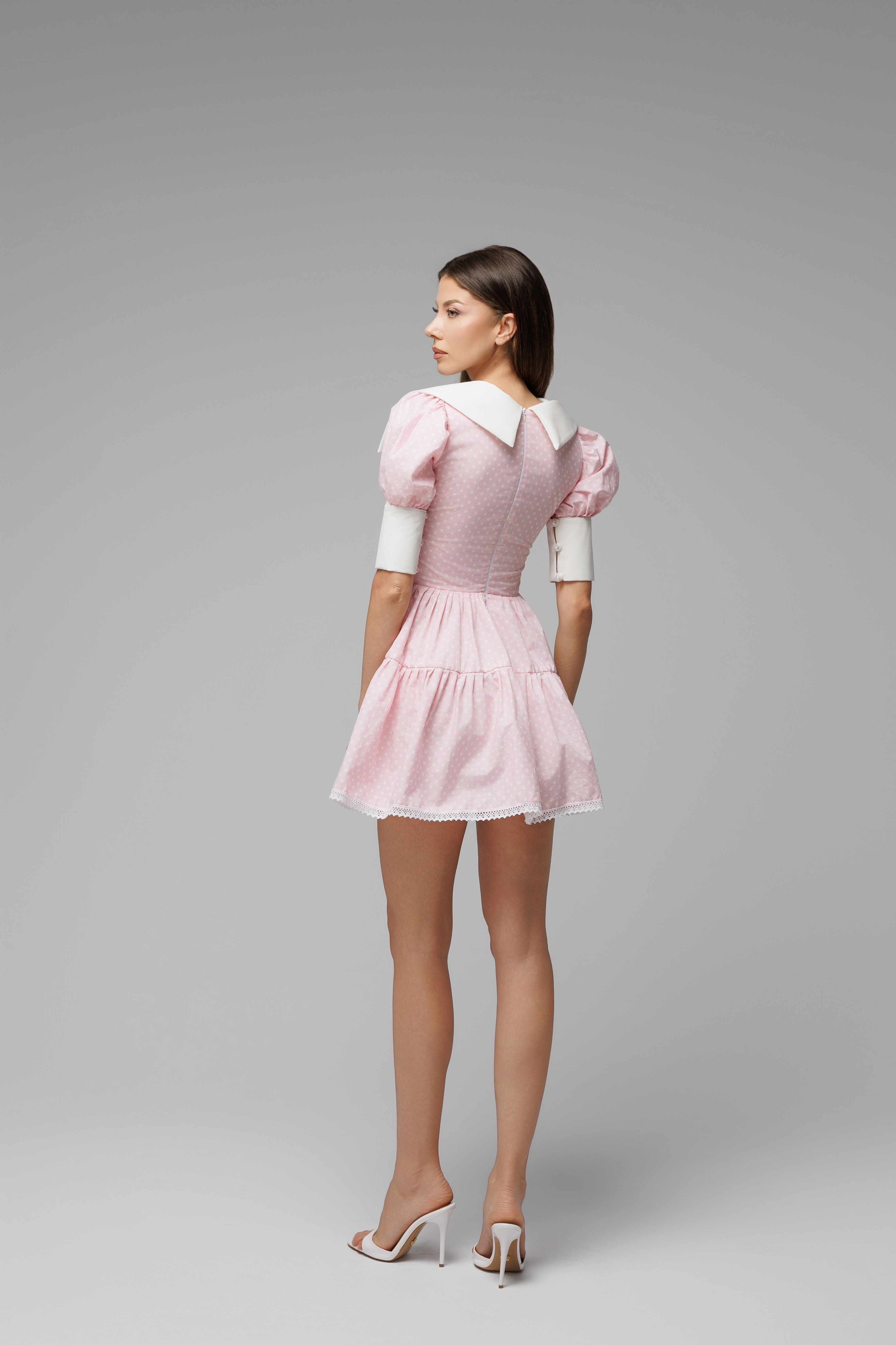 Rochie Pink Dots Doll - After