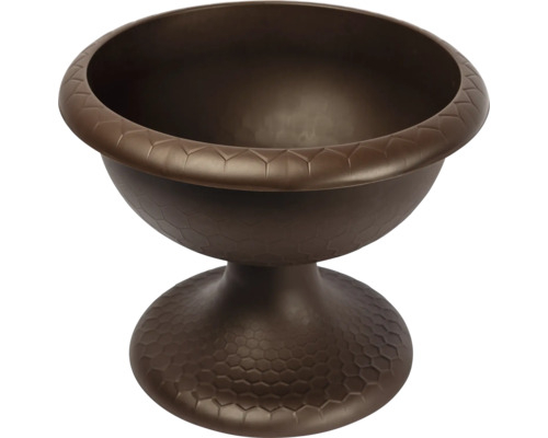 Ghiveciul Ara, diametru 40cm, 12L, culoare maro [2]