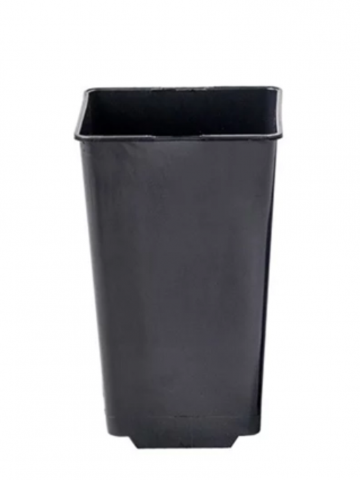 Pachet 20 ghivece pătrate 12x12x19,5 cm, culoare neagră [1]