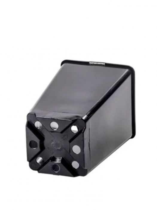 Pachet 20 ghivece pătrate 12x12x19,5 cm, culoare neagră [2]