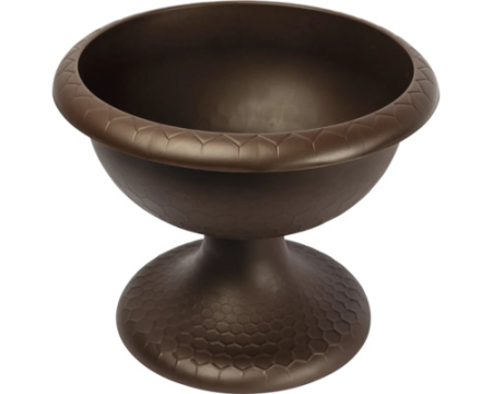 Ghiveciul Ara, diametru 40cm, 12L, culoare maro [1]