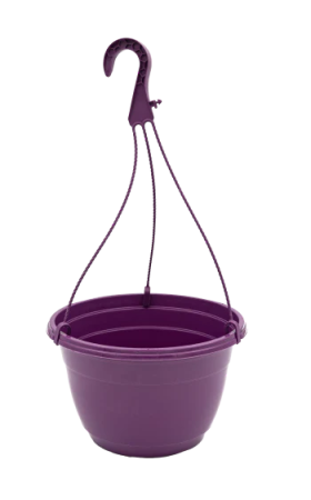 Ghivece - Pachet 10 ghivece suspendate de 21 cm, culoare lavender