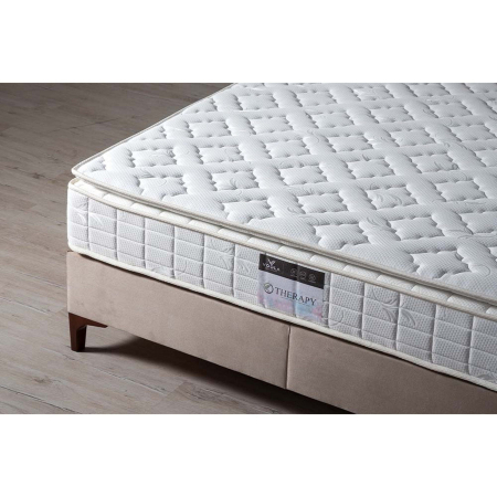 Pat THERAPY 160x200, stofa catifelata grej - BF 20, cu somiera si spatiu depozitare [2]