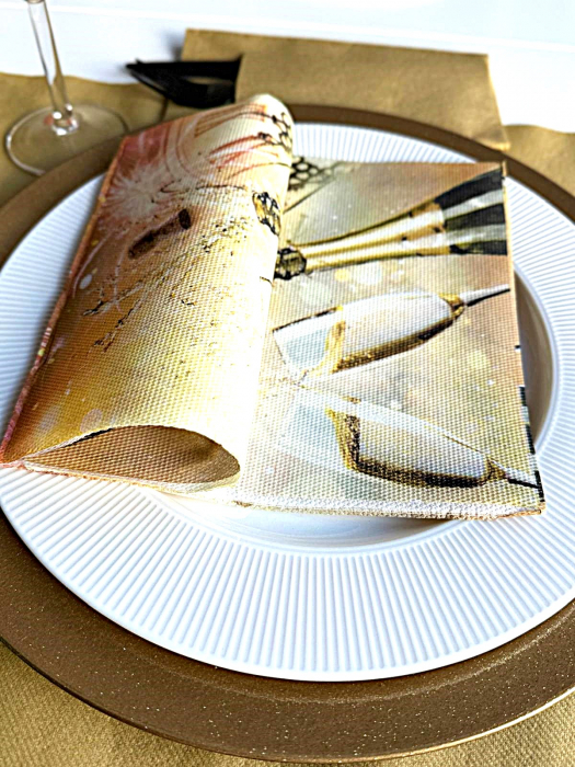 Servetele de masa festive Softpoint - Cheers / 40 x 40 cm / 20 buc [6]