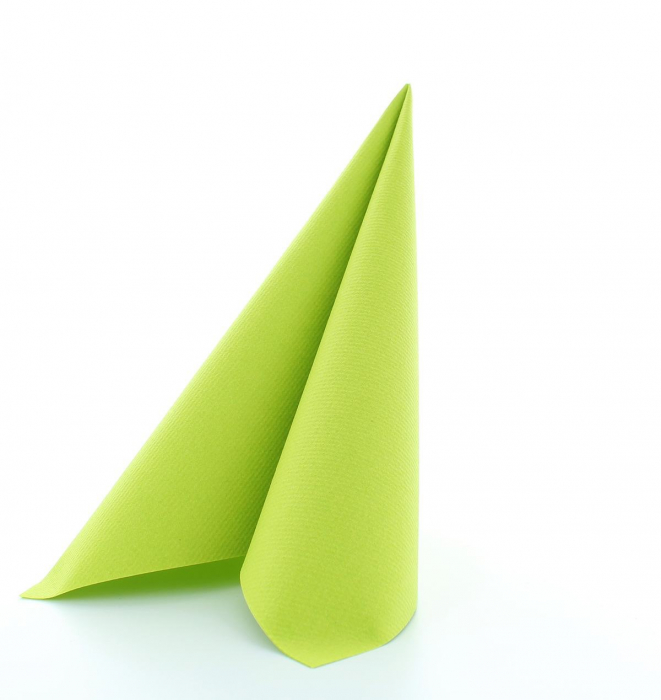 Servetele de masa festive Linclass - Verde kiwi / 40 x 40 cm / 20 buc [3]