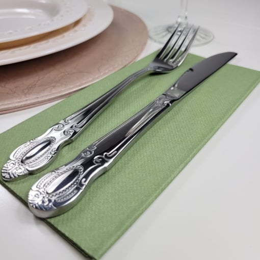 BAX Servetele Linclass ultra calitative, oliv, 40x40 cm, pliate 1/8, 864 buc [2]