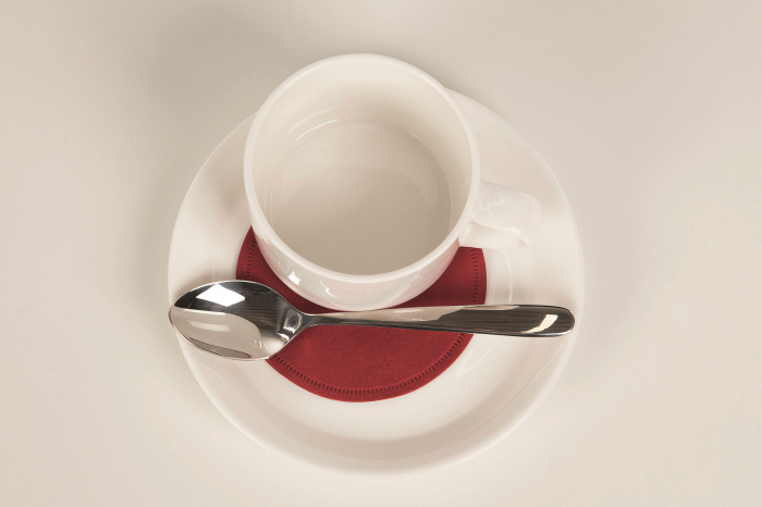 Coastere/suporturi din hartie pentru pahare sau cesti / bordo / diametru 9 cm / 250 buc [2]