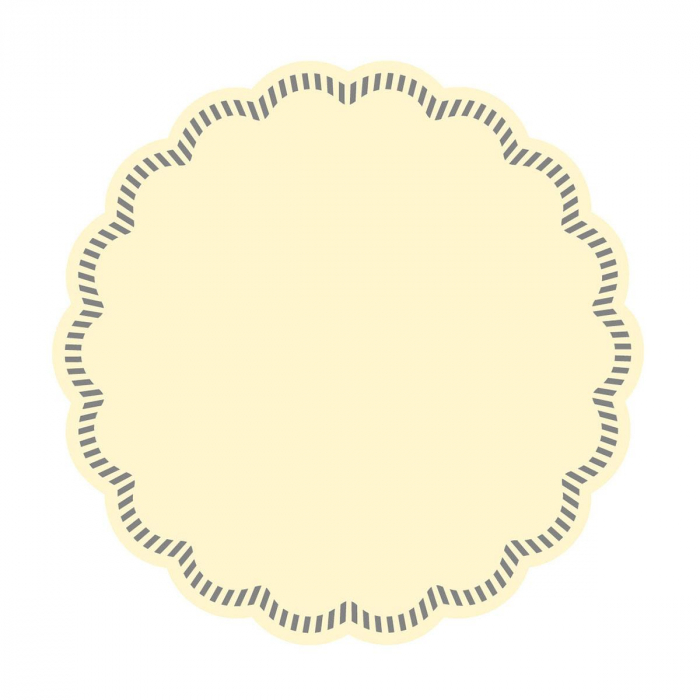 Coastere/suporturi din hartie Tissue pentru pahare sau cesti / crem/ diametru 9 cm / 250 buc [1]