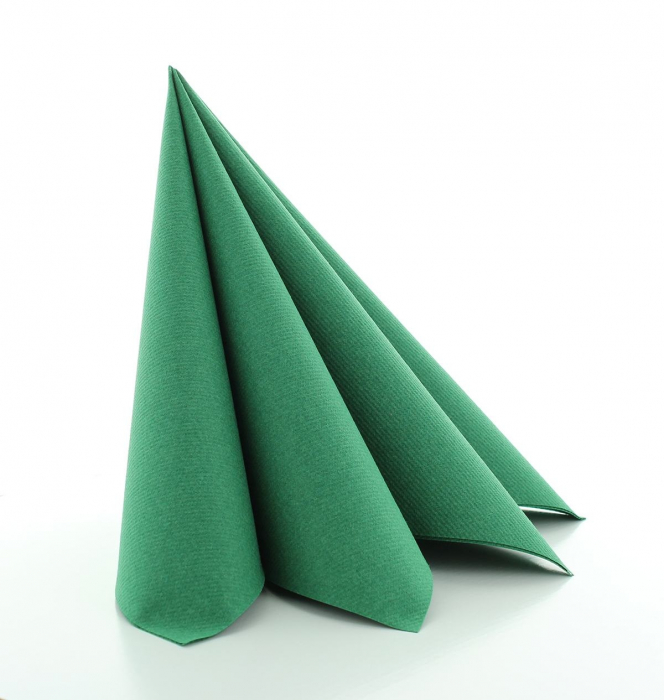 Servetele de masa festive Linclass - Dark Green (verzi) / 40 x 40 cm / 50 buc [5]