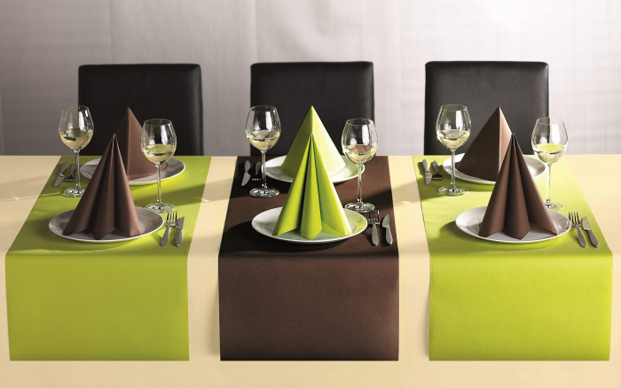 Servetele de masa festive Linclass - Maro / 40 x 40 cm / 50 buc [3]