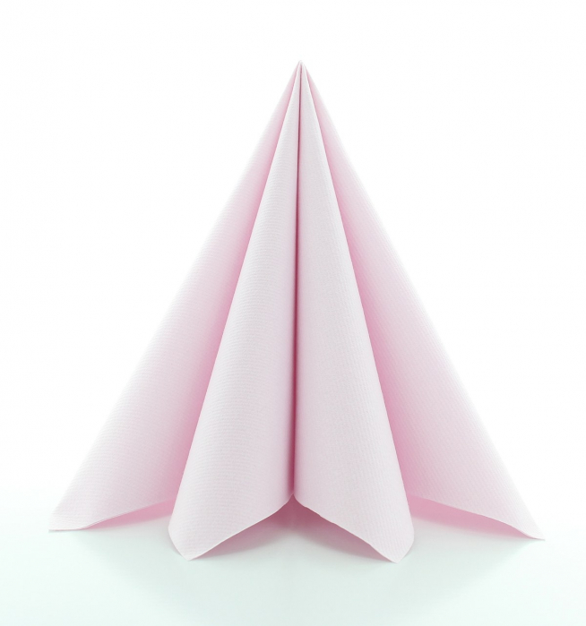 Servetele de masa festive Linclass (roz pal) / 40 x 40 cm / 50 buc [1]