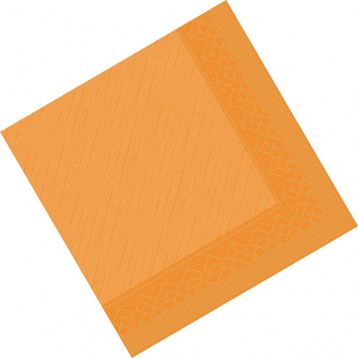 Servetele de masa festive Tissue Deluxe - Curry (Portocaliu) / 40 x 40 cm / 50 buc [2]