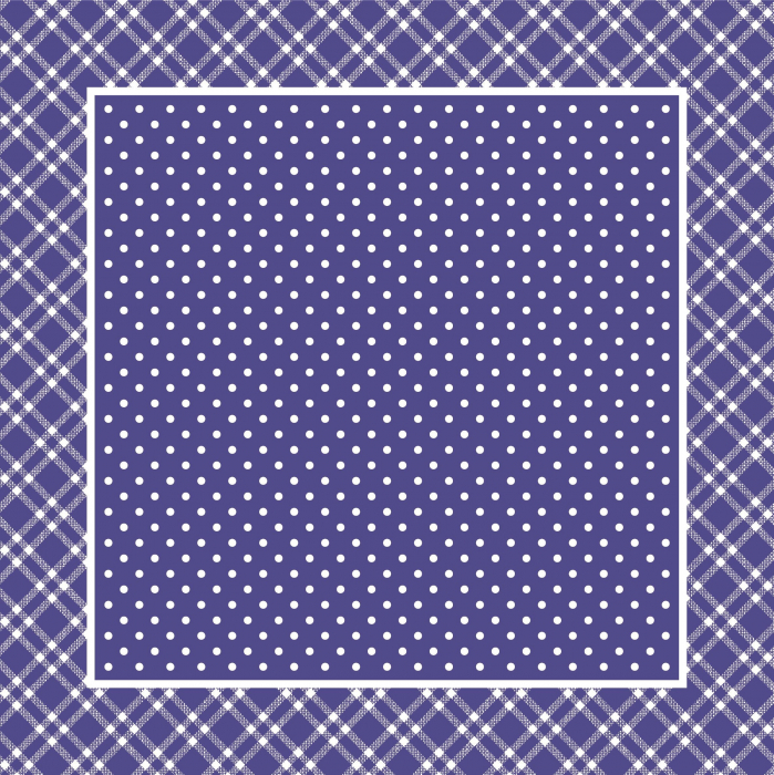 Fata de masa impermeabila, Linclass  - Antonia (Albastru) / 80 x 80 cm / 1 buc [2]