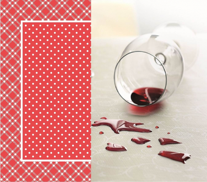 Fata de masa impermeabila - Linclass Antonia (Rosie) / 80 x 80 cm / 1 buc [3]