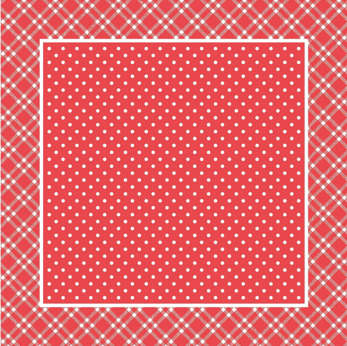 Fata de masa impermeabila - Linclass Antonia (Rosie) / 80 x 80 cm / 1 buc [2]