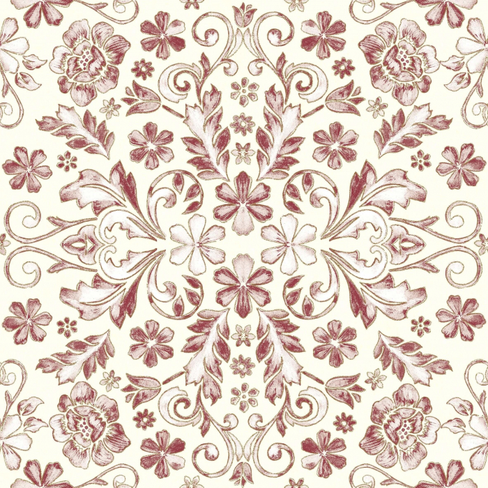 Fata de masa - Linclass Georg (Flori bordo) / 80 x 80 cm / 1 buc [2]