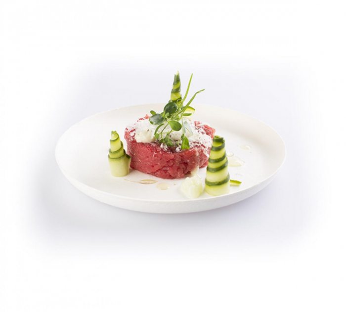 Farfurii biodegradabile din pulpa de trestie de zahar, D160 x h15mm, 40 buc [1]