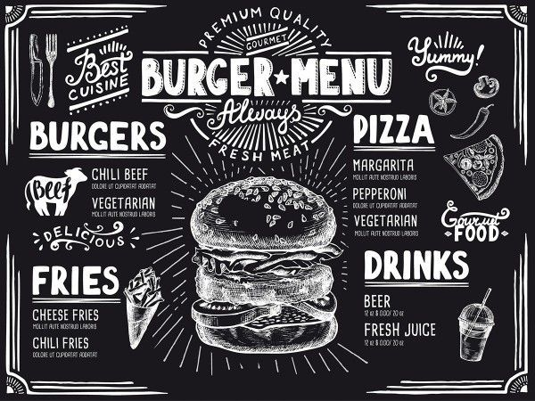 naproane din hartie imprimeu burger [2]