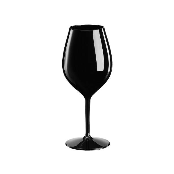 Pahar pentru vin din Tritan negru, reutilizabil, capacitate 510 ml, 1 buc [1]