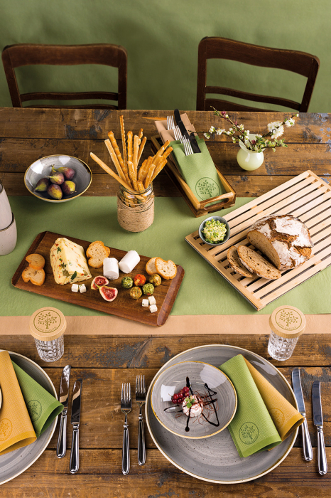 servetele oliv cu buzunar pentru tacamuri [2]