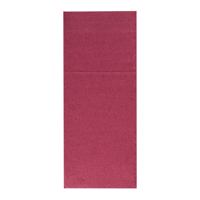 Servetele cu BUZUNAR pentru tacamuri - Softpoint (Bordeaux) / 33 x 40 cm / 50 buc [7]
