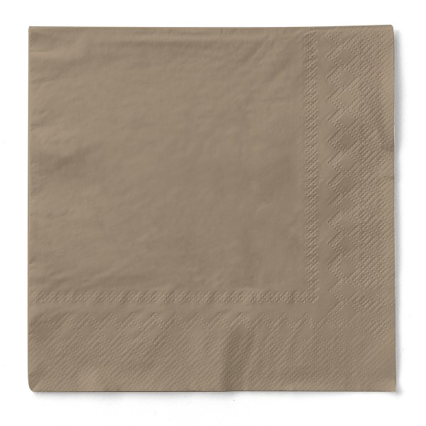 Servetele de masa 3 straturi Tissue - Beige grey (Grej), 33 x 33 cm, 100 buc [2]
