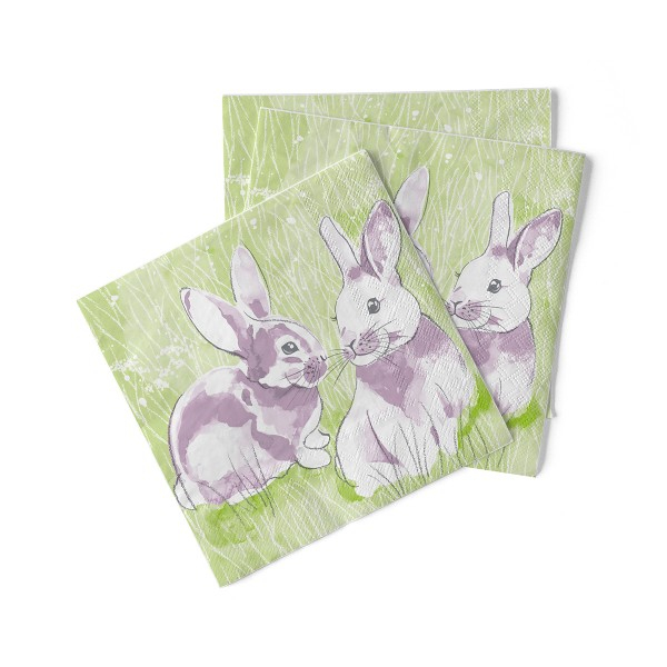 Servetele de masa 3 straturi, Tissue - Lilly & Lenni / 24 x 24 cm / 150 buc [2]