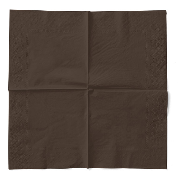 Servetele de masa 3 straturi, Tissue - Maro / 33 x 33 cm / 20 buc [4]