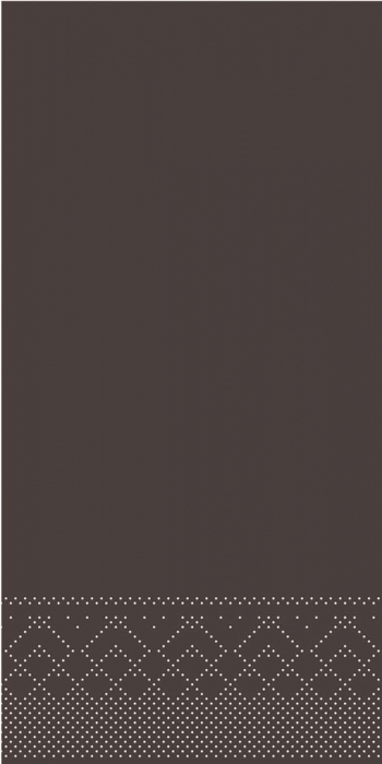 Servetele de masa 3 straturi Tissue - Maro, 40 x 40 cm, pliate 1/8, 100 buc [1]