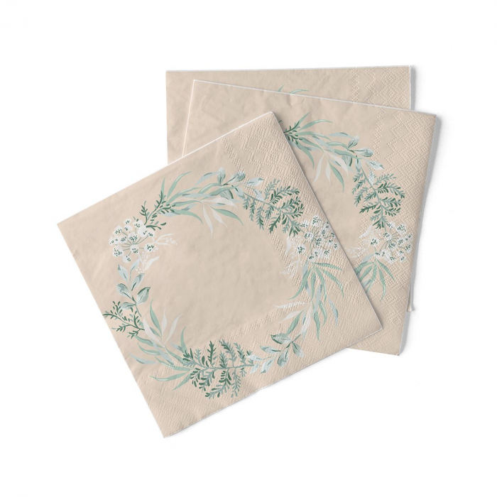 Servetele de masa 3 straturi Tissue Reciclat - Alea, 33 x 33 cm, 100 buc [2]