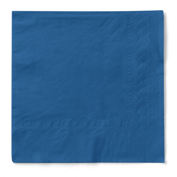 Servetele de masa 3 straturi, Tissue - ROYAL BLAU (albastru regal) / 33X33 cm / 30 buc [1]