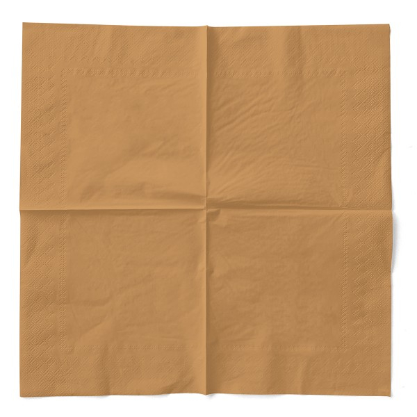 Servetele de masa 3 straturi Tissue - Sand (Cappuccino), 33 x 33 cm, 100 buc [3]