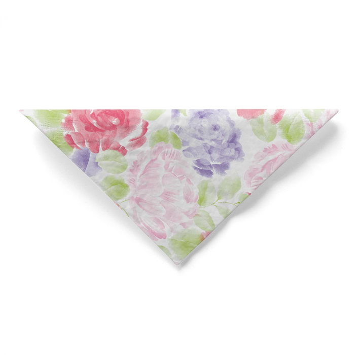 Servetele de masa 3 straturi, Tissue - Valerie (imprimeu floral) / 40 x 40 cm / 100 buc [4]